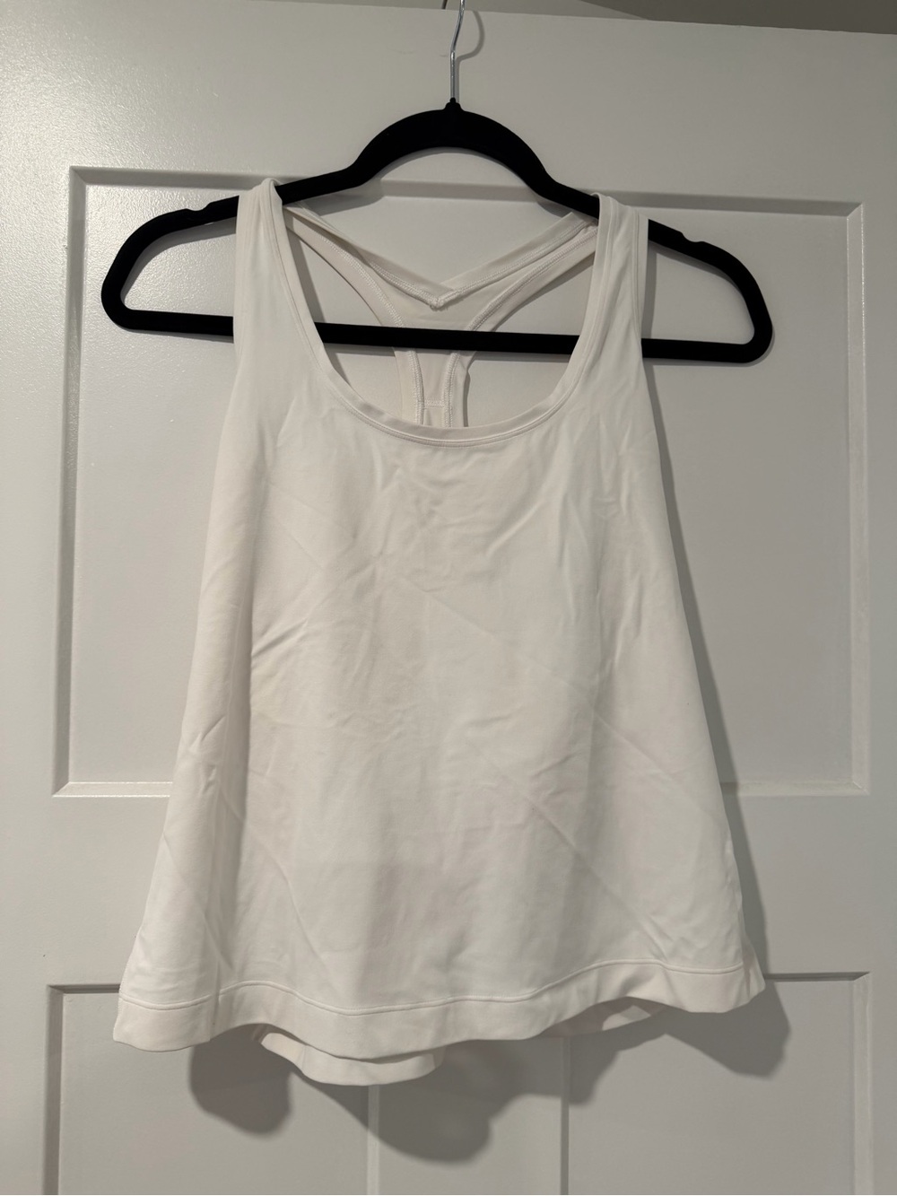 lululemon athletica White Flowy Racerback Tank